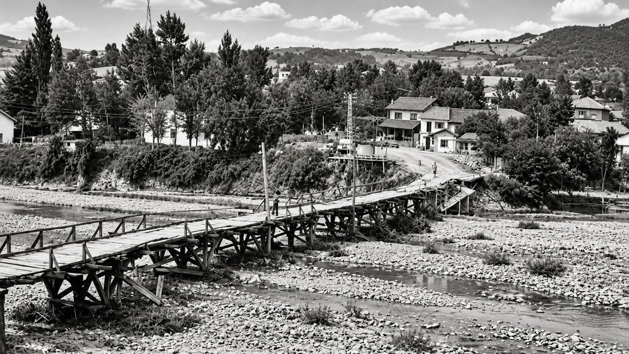 Geçmişten Günümüze: Dereobası Köyü'nün Tarihî Tahta Köprüsü